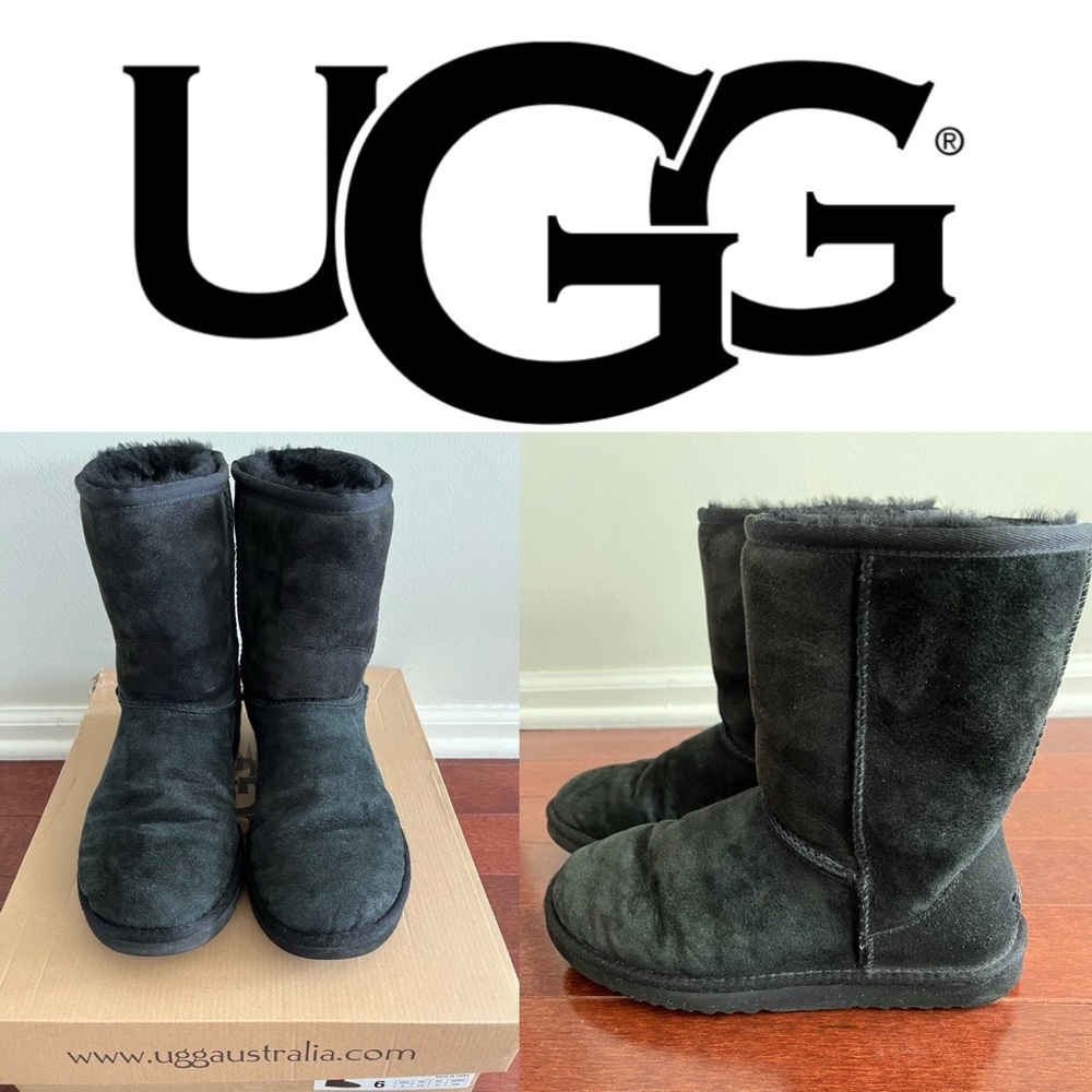UGG Classic Short Women’s Boots - Black Size 6